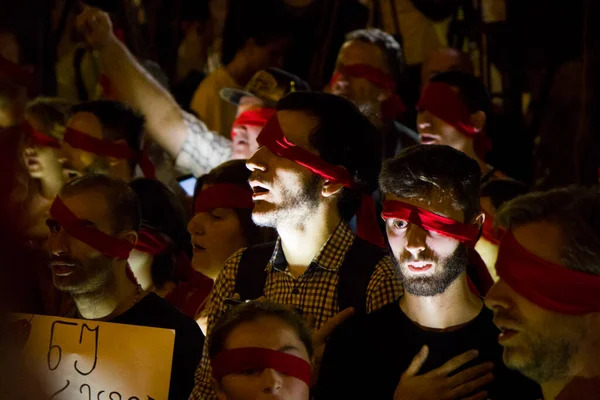 加夫罗夫之夜或反政府抗议 街头的公民行动主义 — 图库照片