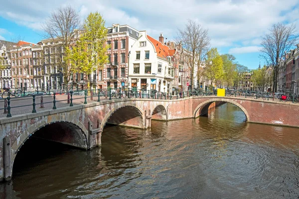 Amsterdam Hollanda Dan Şehir Manzarası — Stok fotoğraf