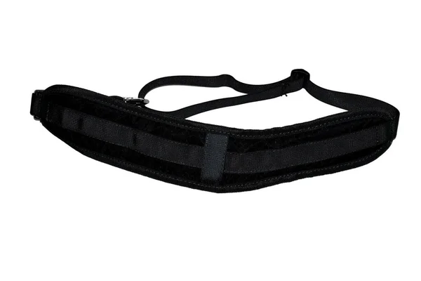 Black Fabric Strap Luggage — Stock Photo, Image