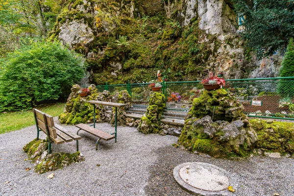 Holy Way Cross Lourdes Grotto Pilgrimage Site Chapel Liebfrauental — Foto de Stock