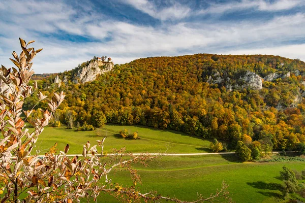 Natural Landscape Background Danube Valley — Stockfoto