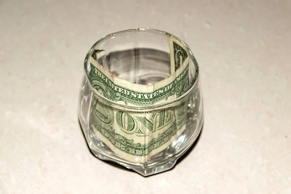 Satu Dolar Tutup — Stok Foto