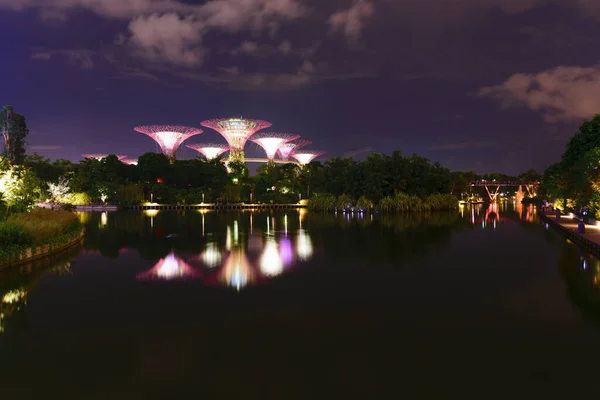 Вид Здания Достопримечательности Сингапура — стоковое фото