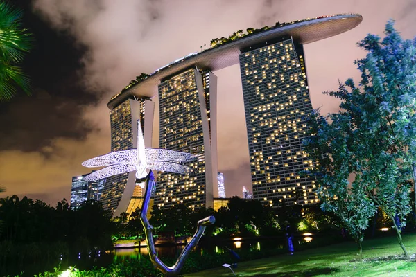 Aussicht Gebäude Und Sehenswürdigkeiten Der Singapore Central Business — Stockfoto