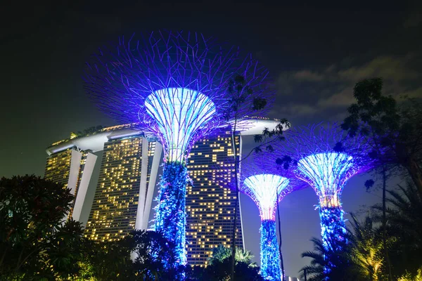 Vea Edificios Comerciales Centrales Lugares Interés Singapur — Foto de Stock