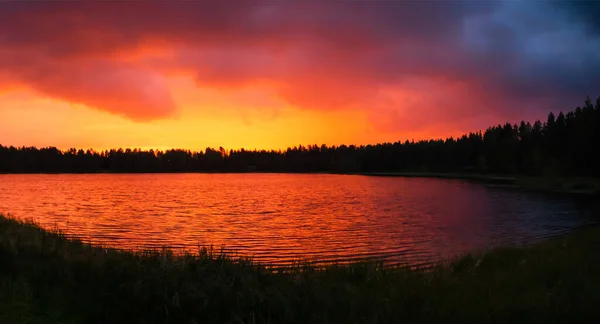 Beautiful Picture Finland Nature Background — Foto de Stock