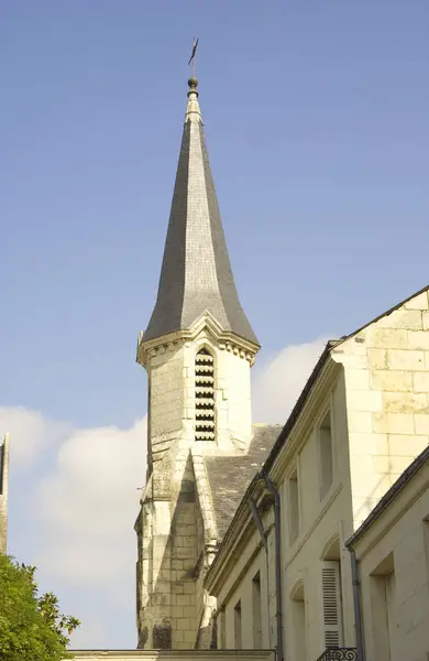 Medieval Church Spire France — Stock Photo, Image