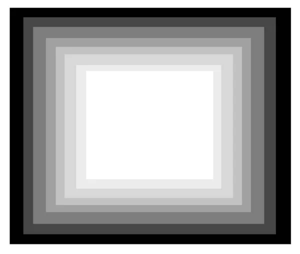 在白色背景上画几何正方形 — 图库照片