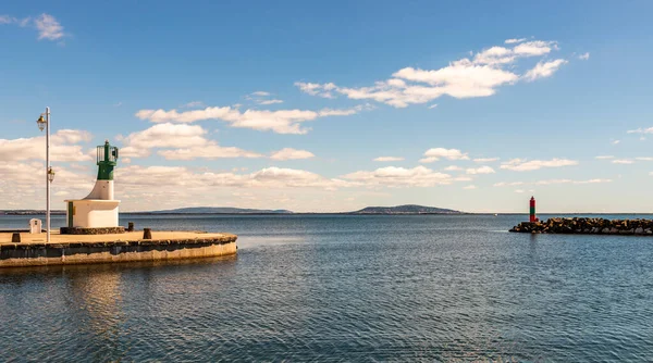 Blick Auf Den Teich Thau Von Marseille Aus Sommer Hrault — Stockfoto