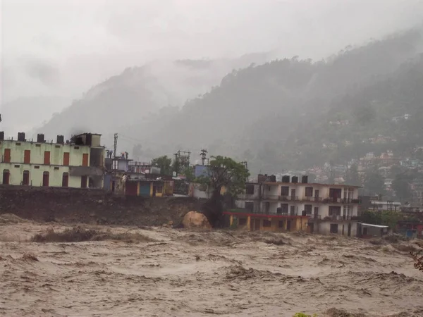 Tsunami Del Himalaya Inundación Desastres Ganges India — Foto de Stock