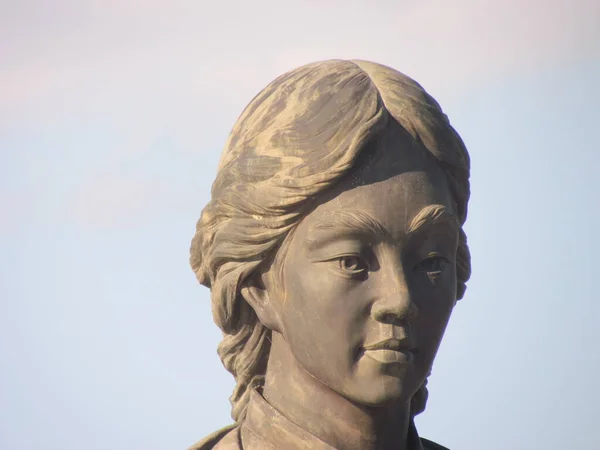 Statua Soyanggang Cheonyeo Dziewica Chuncheon Korea Południowa — Zdjęcie stockowe