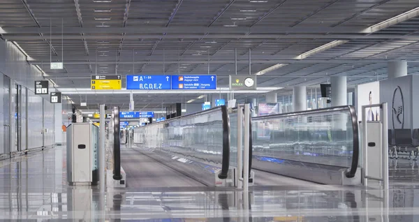 Frankfurter Flughafen Stürmischen Zeiten — Stockfoto