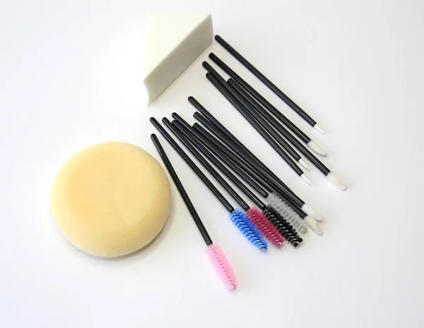 Hygiene Disposable Makeup Wand Applicator Beauty Sponge — Stock Photo, Image