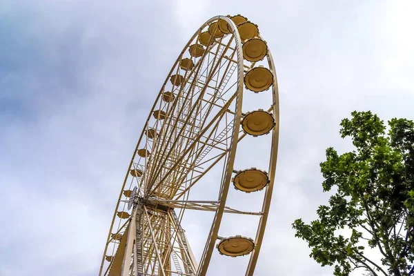 Stora Vita Pariserhjul Hittades Kiels Week Tyskland — Stockfoto