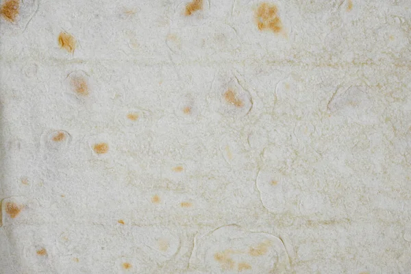 Textur Aus Dünnem Traditionellem Frisch Gebackenem Orientalischem Brot Großaufnahme Armenisches — Stockfoto