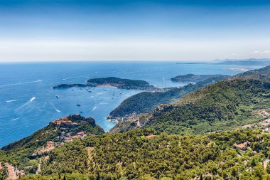 Deniz manzarası çok güzel. Doğa, seyahat arka planı 