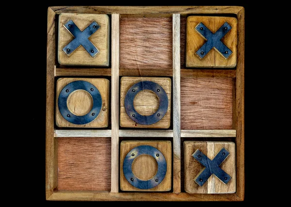 Noughts Crosses Also Known Tic Tac Toe — Stock Photo, Image