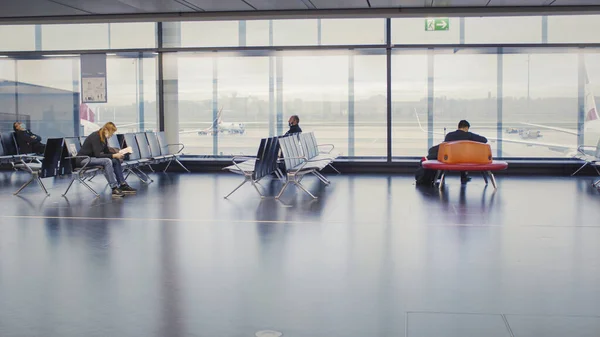 Flughafen Wien Unruhigen Zeiten — Stockfoto