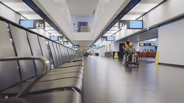 Flughafen Wien Unruhigen Zeiten — Stockfoto