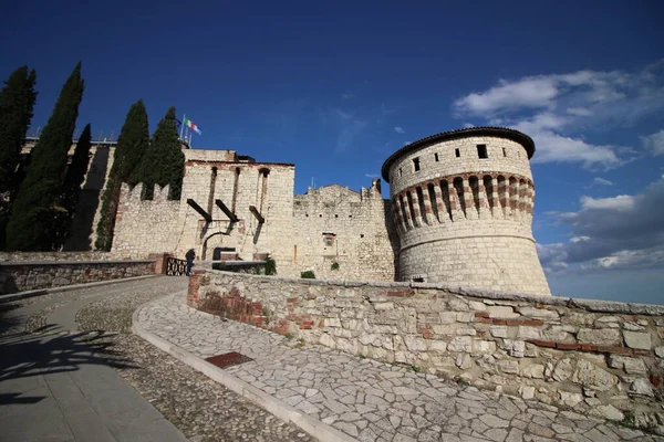 Μεσαιωνική Πόλη Brescia Όμορφο Τοπίο — Φωτογραφία Αρχείου