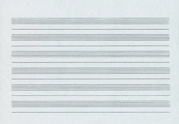 Staff Paper Music Notation — Stock Photo, Image