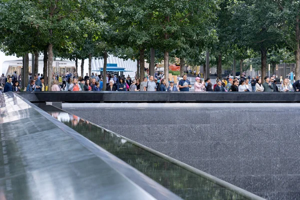 Memorial Pool Ground Zero Lower Manhattan Nyc — Stock Photo, Image