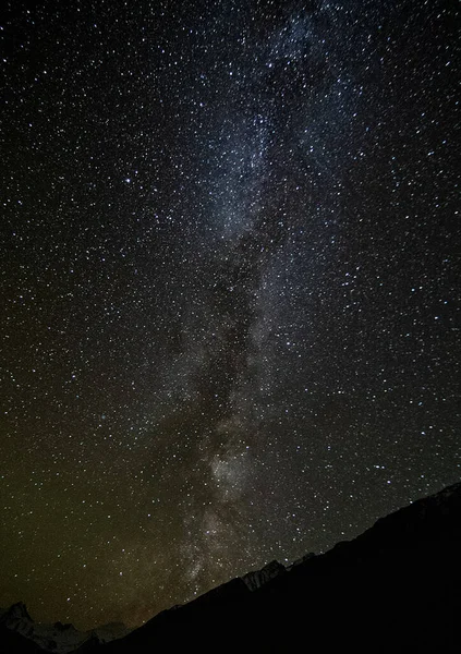 Ein Teil Des Sternenhimmels Der Nacht Über Dem Altai — Stockfoto
