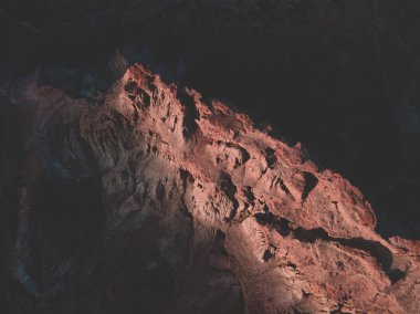 Çöl Omurgası gündüz görüşü, doğal arka plan 