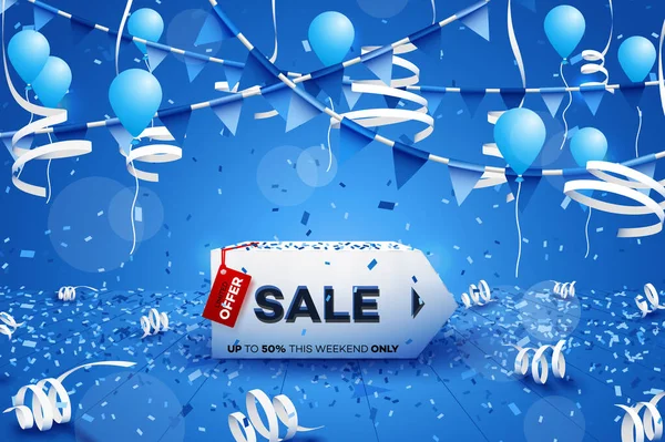 Heißes Winterschlussverkauf Banner Pfeil Aus Papier Konzeptionelles Discount Poster — Stockfoto