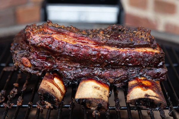 Texas Style Shortribs Beef Grill Barbecue — Stockfoto