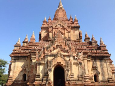 Myauk silaha Tapınağı Bagan, Myanmar.