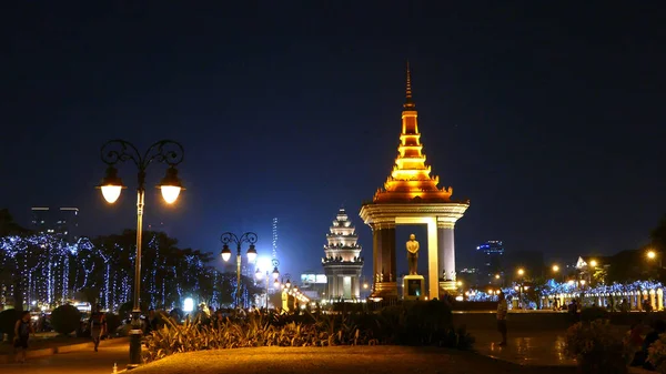 Staty Kung Fader Norodom Sihanouk — Stockfoto