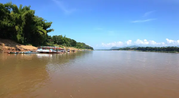 Panorama Rio Mekong — Fotografia de Stock