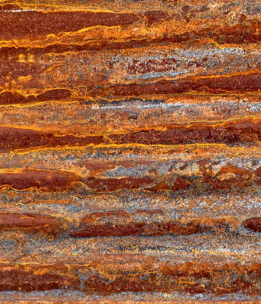 Textura Mixta Superficie Metal Oxidado Oxidado Envejecido Oxidado Teñido Para — Foto de Stock