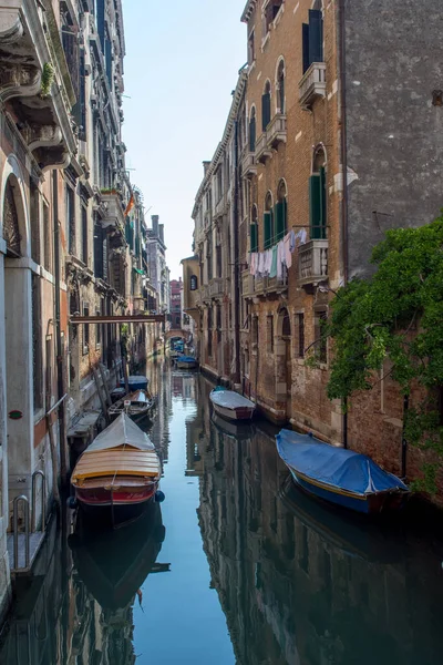 Descubrimiento Ciudad Venecia Sus Pequeños Canales Callejones Románticos — Foto de Stock