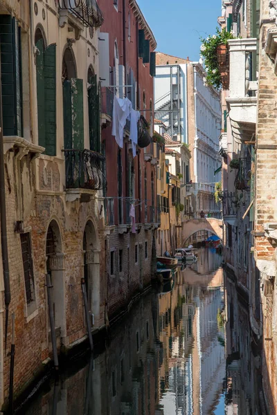 City Venice Its Small Canals Romantic Alleys — Stock Photo, Image