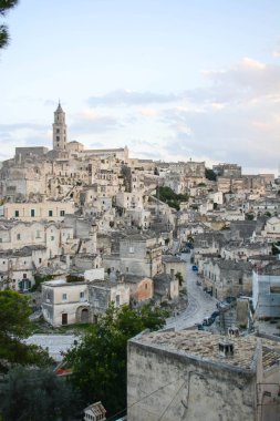 Matera, İtalya 'nın manzarası