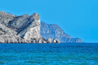 Cape Alchak on the side of Sudak. clipart