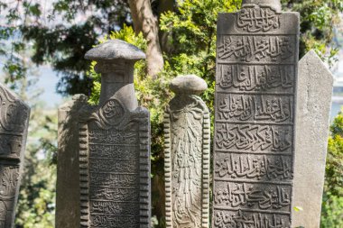 Eski Istanbul mezarlara taşa