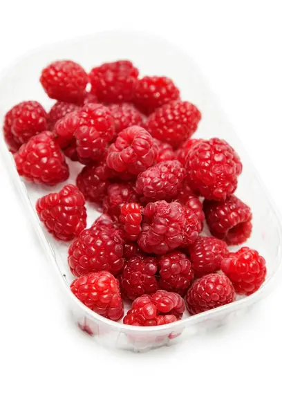 Close Raspberries View — Stock Photo, Image