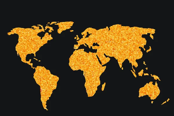 Грубо Промальовано Світову Карту Глобальні Бізнес Концепції — стокове фото