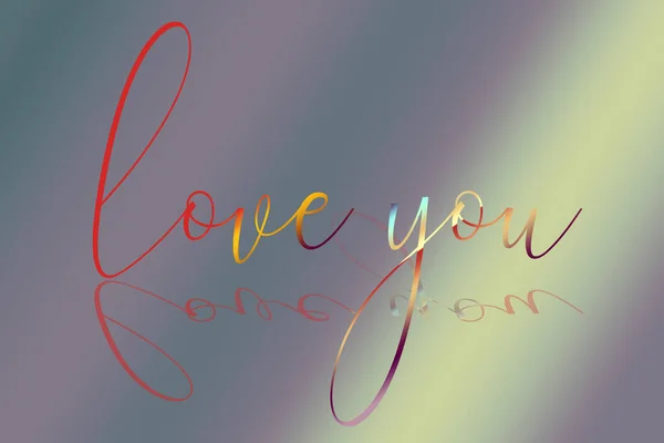Word Love Written Concept Love Valentines Day Background — Stock fotografie