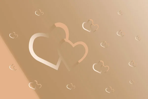 Enighet Kärlek Tillsammans Och Mångfald Partnerskap Som Form Hjärtan Anslutna — Stockfoto