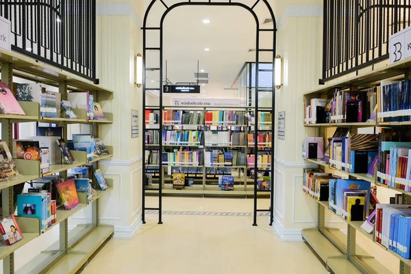 Dentro Terceiro Andar Biblioteca Cidade Banguecoque — Fotografia de Stock