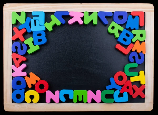Colorful Letters Made Wood — Stock Photo, Image