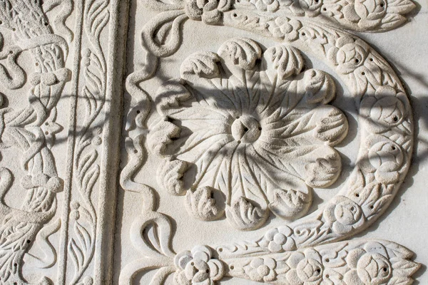 Ottomaanse Marmeren Beeldhouwwerk Kunst Detail — Stockfoto