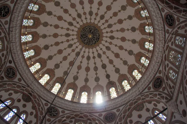 Vista Interior Cúpula Arquitetura Otomana — Fotografia de Stock