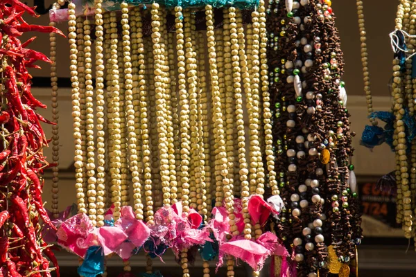 Сушеный Перец Баклажаны Разноцветные Специи — стоковое фото