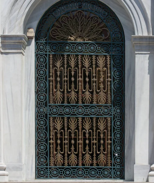 Oude Venster Architectuur Van Istanbul — Stockfoto