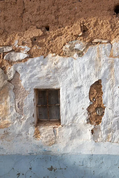 Raam Van Een Verwoest Huis Een Andalusisch Dorp — Stockfoto